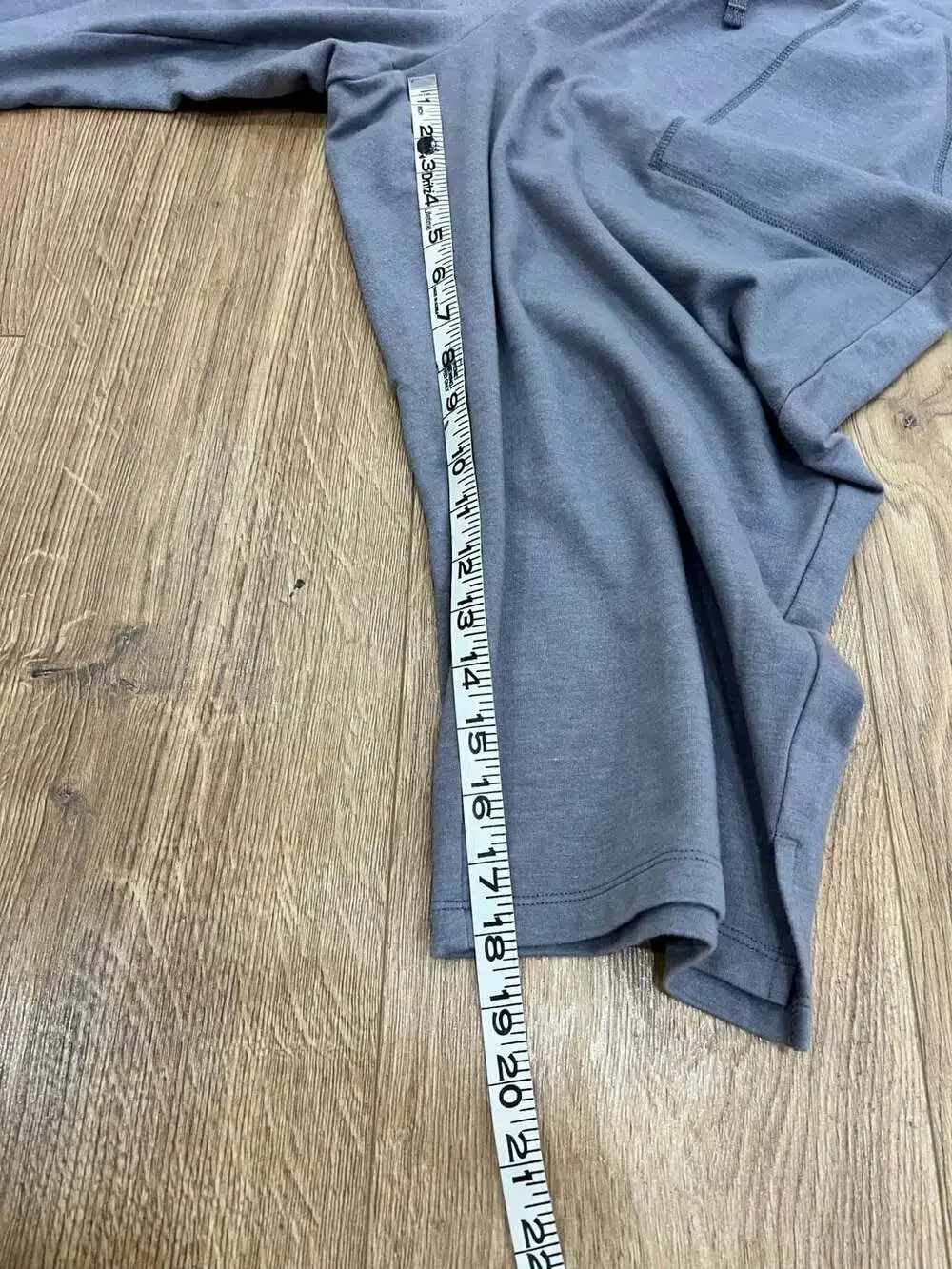 St. John's Bay Gray Drawstring Pull-On Capri Jogger Pants Petite XL